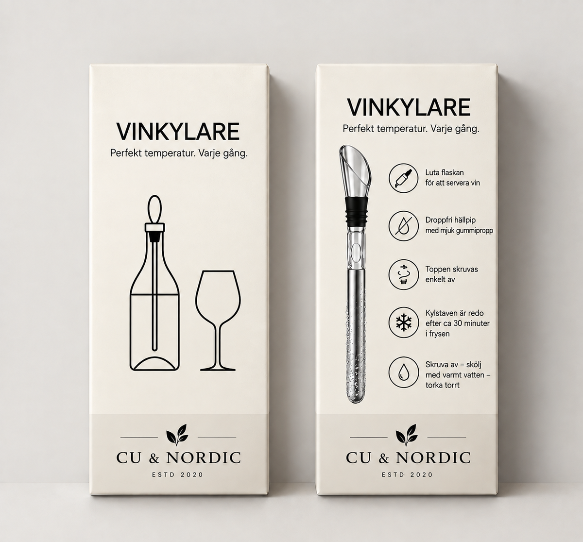 Cu & Nordic Vinkylare – Slipp ljummet vin
