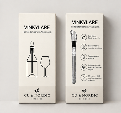Cu & Nordic Vinkylare – Slipp ljummet vin